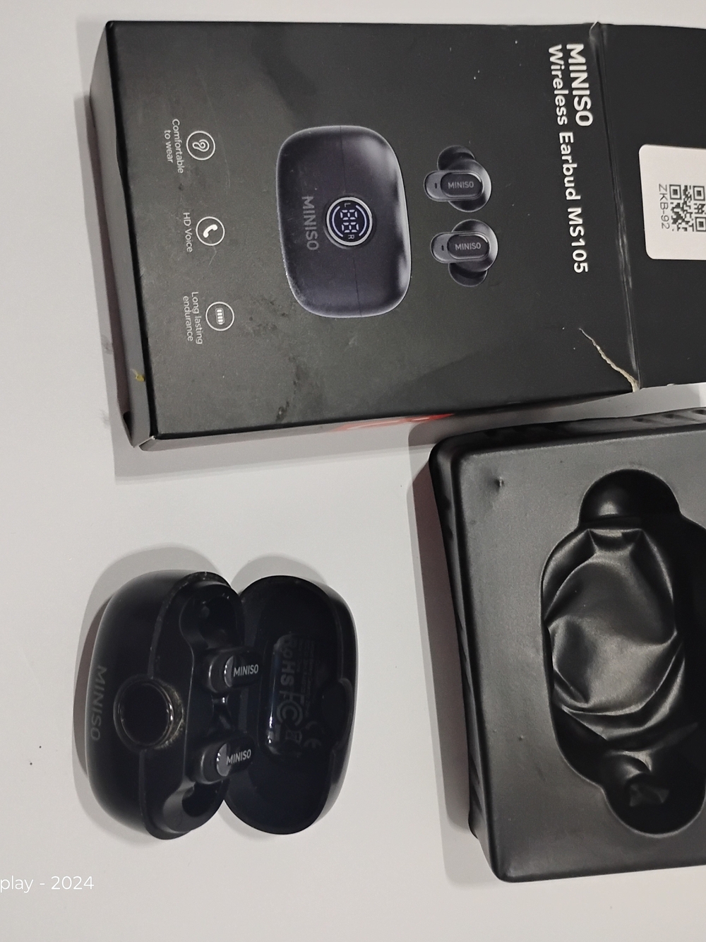 MINISO Wireless Earbuds MS105 in Black - True Wireless Stereo